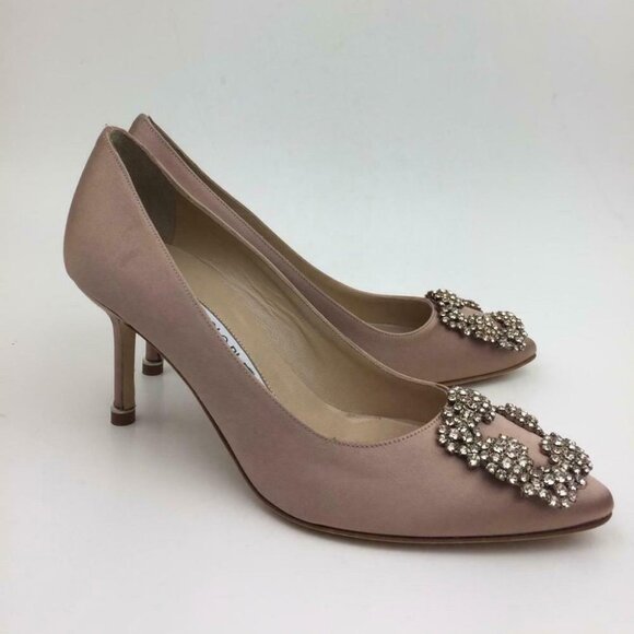 MANOLO BLAHNIK Hangisi Pump sz 6.5 - Picture 4 of 13